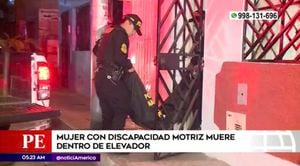 Accidente ascensor Péru. Foto: Captura de pantalla América Noticias TV.