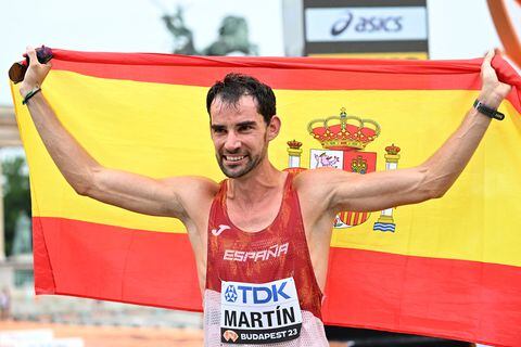 El español Álvaro Martín se proclamó campeón del mundo de 20 kilómetros marcha.