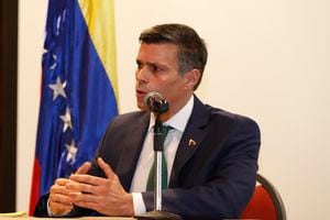 Leopoldo Lopez
Rueda prensa visita oficial a Colombia jueves 10 de Diciembre 2020
Foto Guillermo Torres