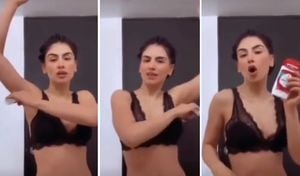 La modelo colombiana Jessica Cediel le confesó a todos sus seguidores que usa desodorante de hombre