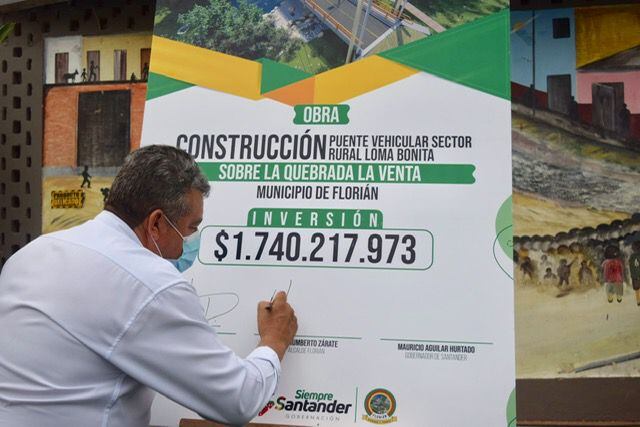 Una obra que beneficiará a la población es la construcción del puente vehicular sobre la quebrada La Venta, en el sector Loma Bonita.