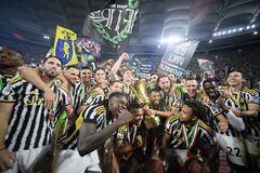 Juventus campeón de la Copa Italia.