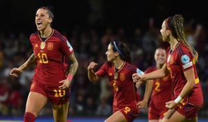 Jenni Hermoso en su vuelta a la Selección de España