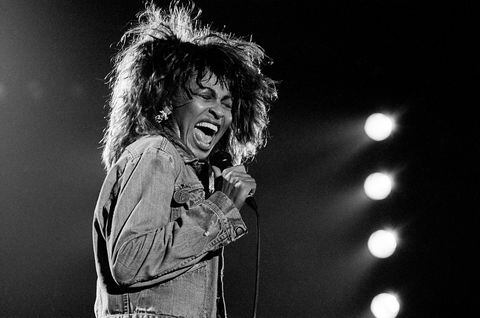 Tina Turner en un concierto en Rotterdam 1985