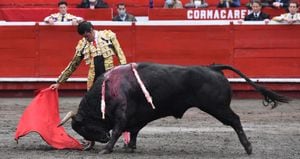 Emilio de Justo, torero español. Manizales, 6 de enero de 2022.