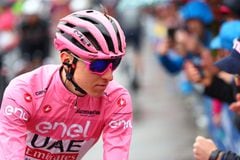 Tadej Pogacar ganó la etapa 20 del Giro de Italia.
