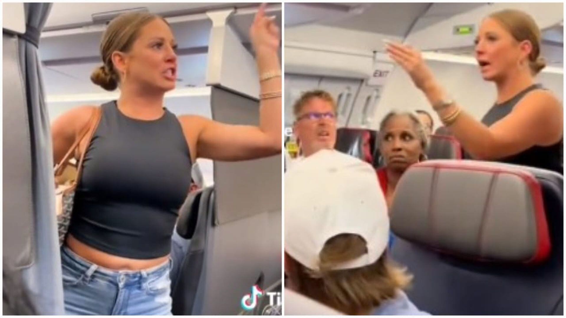 La chica viral del avión dice que abandonó el vuelo por su propia voluntad