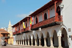 Centro Historico Alcaldia Mayor de Cartagena de Indias 
fachada
Cartagena enero 10 del 2021
Foto Guillermo Torres Reina / Semana