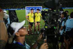 Partido Colombia vs Brasil en el estadio metropolitano de Barranquilla