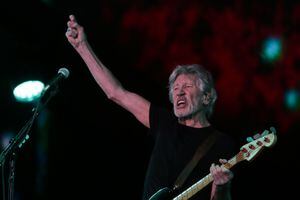 Roger Waters, músico inglés y exintegrante de Pink Floyd, dio un concierto en Bogotá como parte de su gira 'Us and them'.