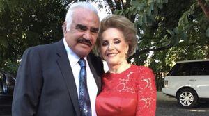 Vicente Fernández y su esposa Cuquita Abarca.
