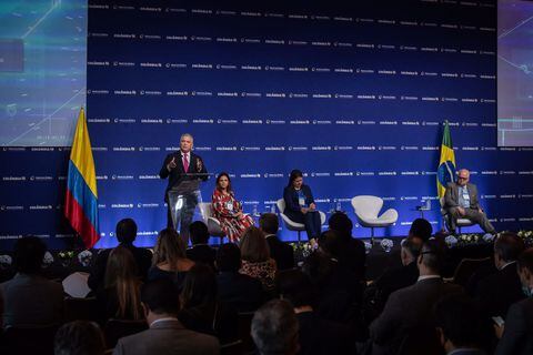 Iván Duque presidente de Colombia en Brasil