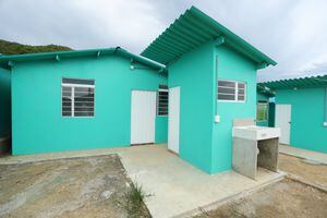 Fueron 15 módulos habitacionales con los que se espera mejorar la calidad de vida de los beneficiados.