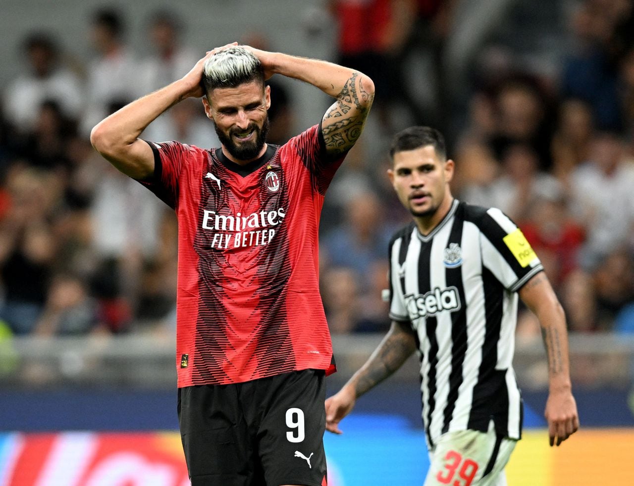Champions League - Group F - AC Milan v Newcastle United
