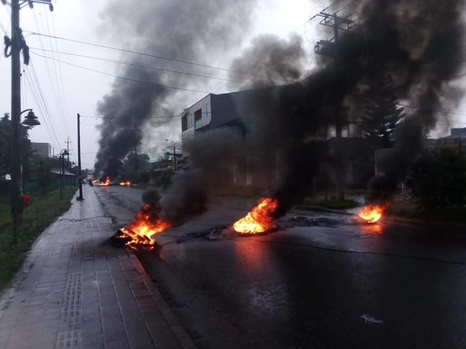 Protestas en Currulao, Turbo, Antioquia