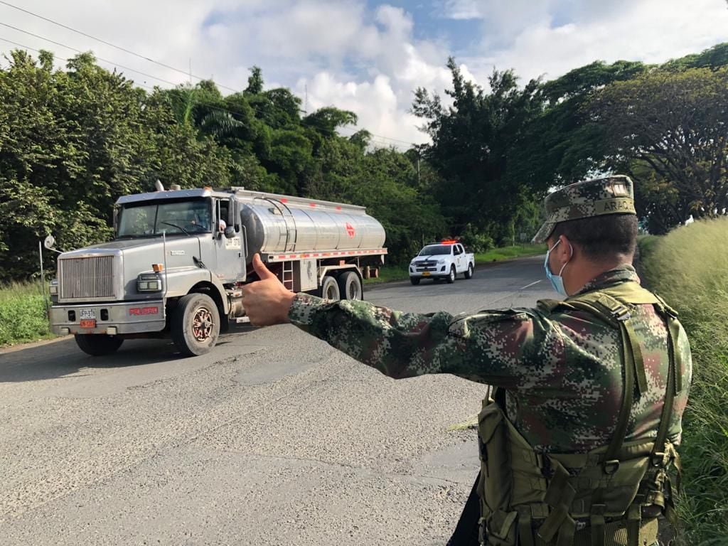 Abastecimiento suroccidente colombiano, Ejército Nacional