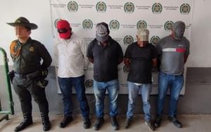 Estos son los cuatro capturados por presunta participación en minería ilegal en  Atlántico.