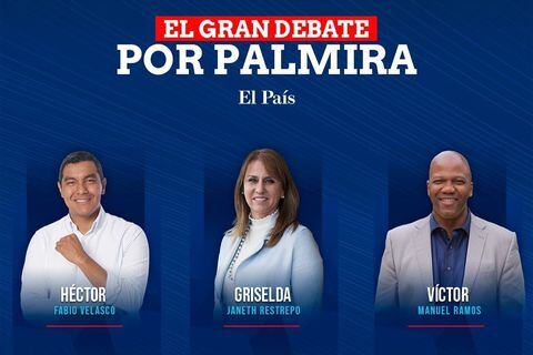 Los tres candidatos son los que lideran 'la puja' por la Alcaldía de Palmira.