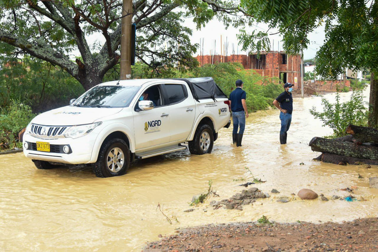 Emergencia por fuertes lluvias en 35 barrios de Cúcuta