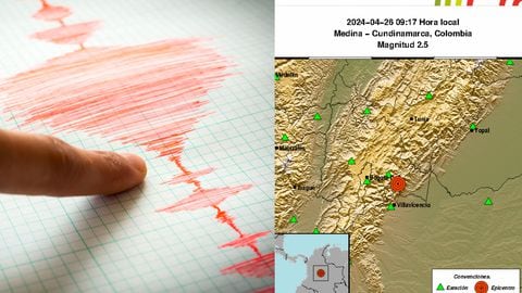 El epicentro del sismo fue en el municipio de Medina.