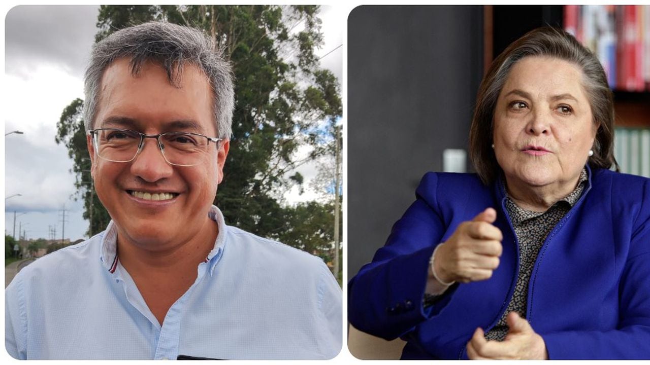 El congresista Jorge Bastidas y la senadora Clara López