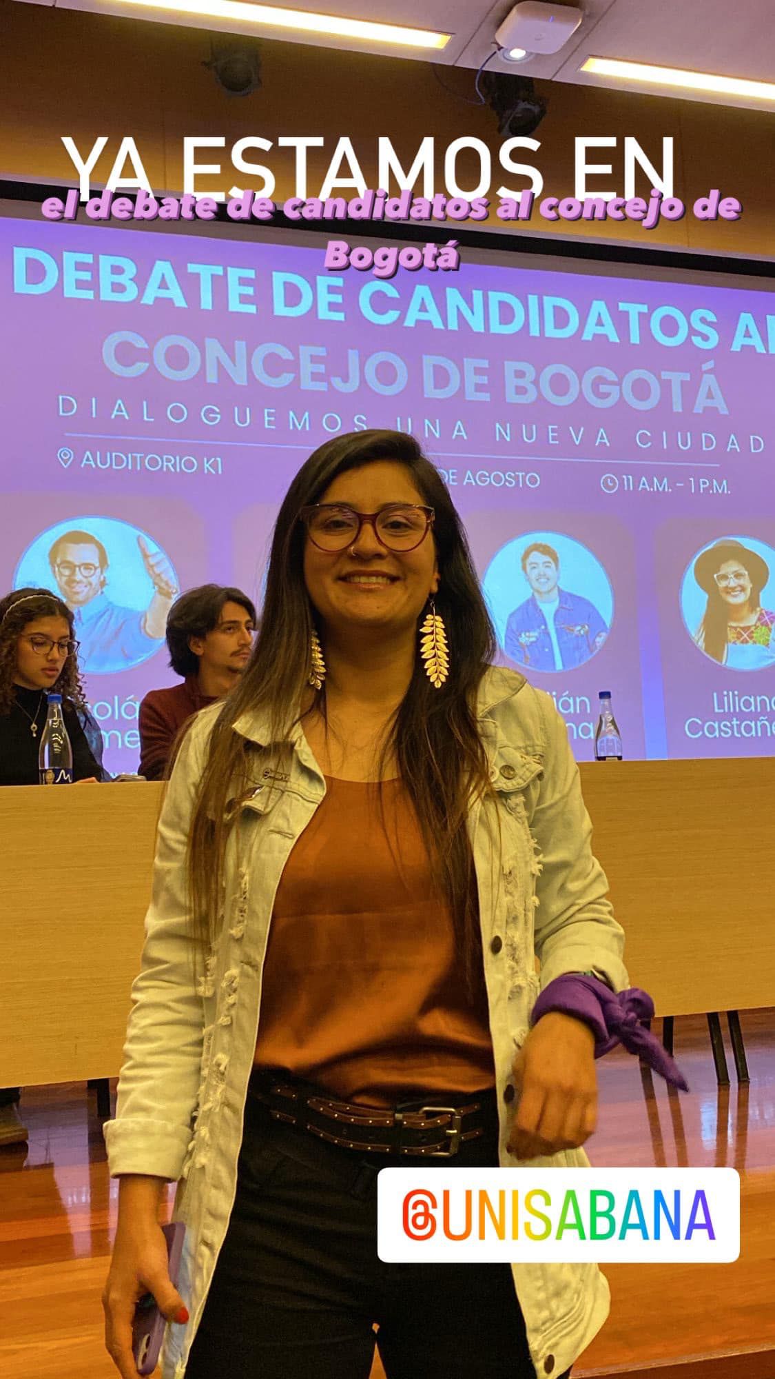 Liliana Castañeda, candidata al Concejo de Bogotá.