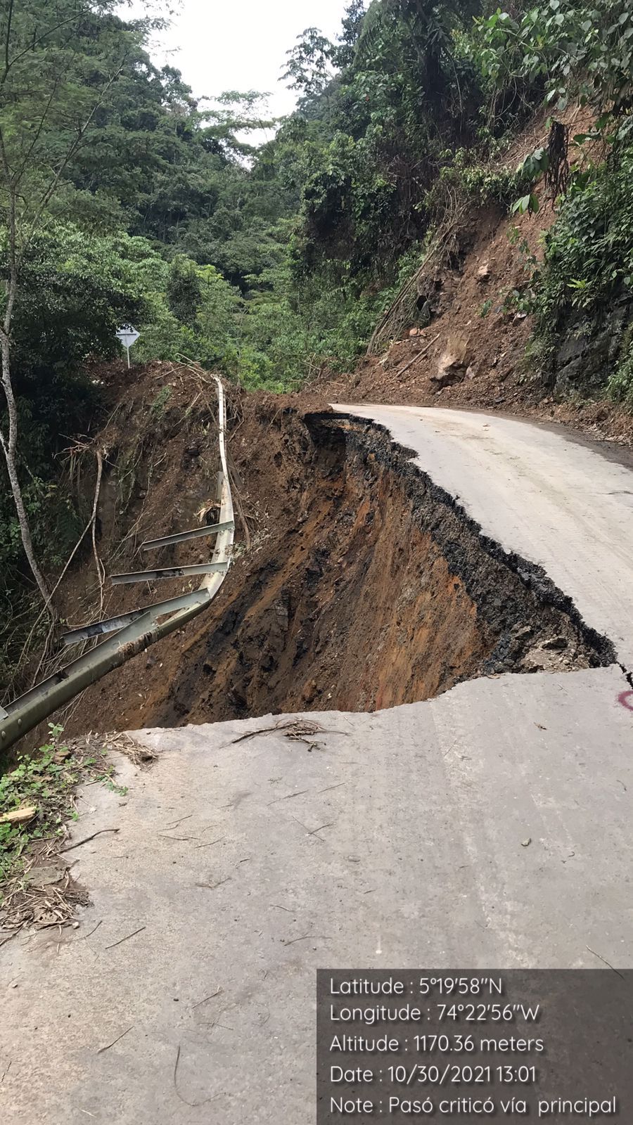 10 vías de Cundinamarca afectadas por temporada de lluvias