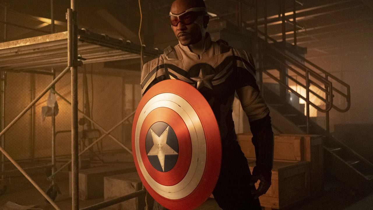 Anthony Mackie es el nuevo Capitán América de Marvel Studios. Foto: Disney+.