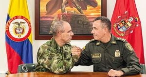   Los generales Eduardo Enrique Zapateiro y Jorge Luis Vargas hablan de los retos más apremiantes del país. Consideran que el narcotráfico es el número uno. 