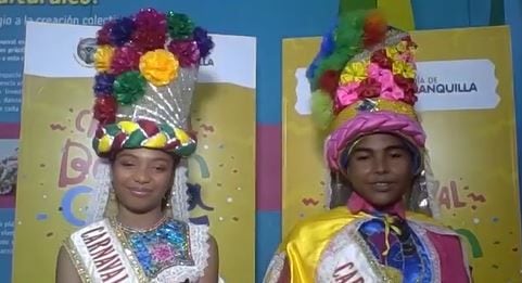 Tahiana Rentería y Diego Chelia son los reyes del Carnaval de los niños 2023.