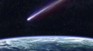 “La probabilidad de que caiga un meteorito más grande que los que acaban de golpear a Rusia es muy pequeña”.