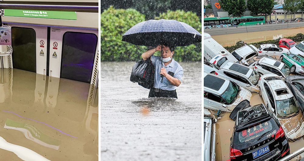Las inundaciones más recientes en Zhengzhou, China, han dejado hasta el momento un total de 51 muertos.