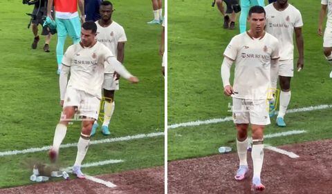 Cristiano Ronaldo no pudo retener con Al-Nassr el liderato de la liga local.
