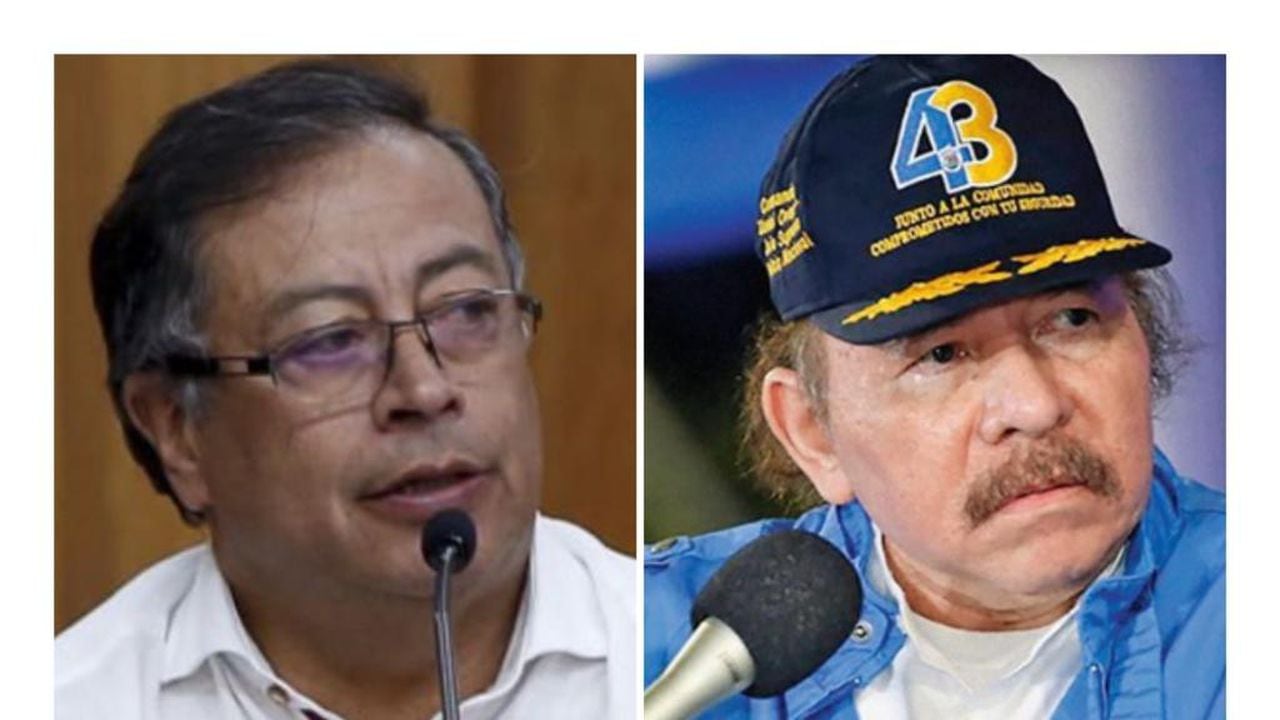 Gustavo Petro y Daniel Ortega