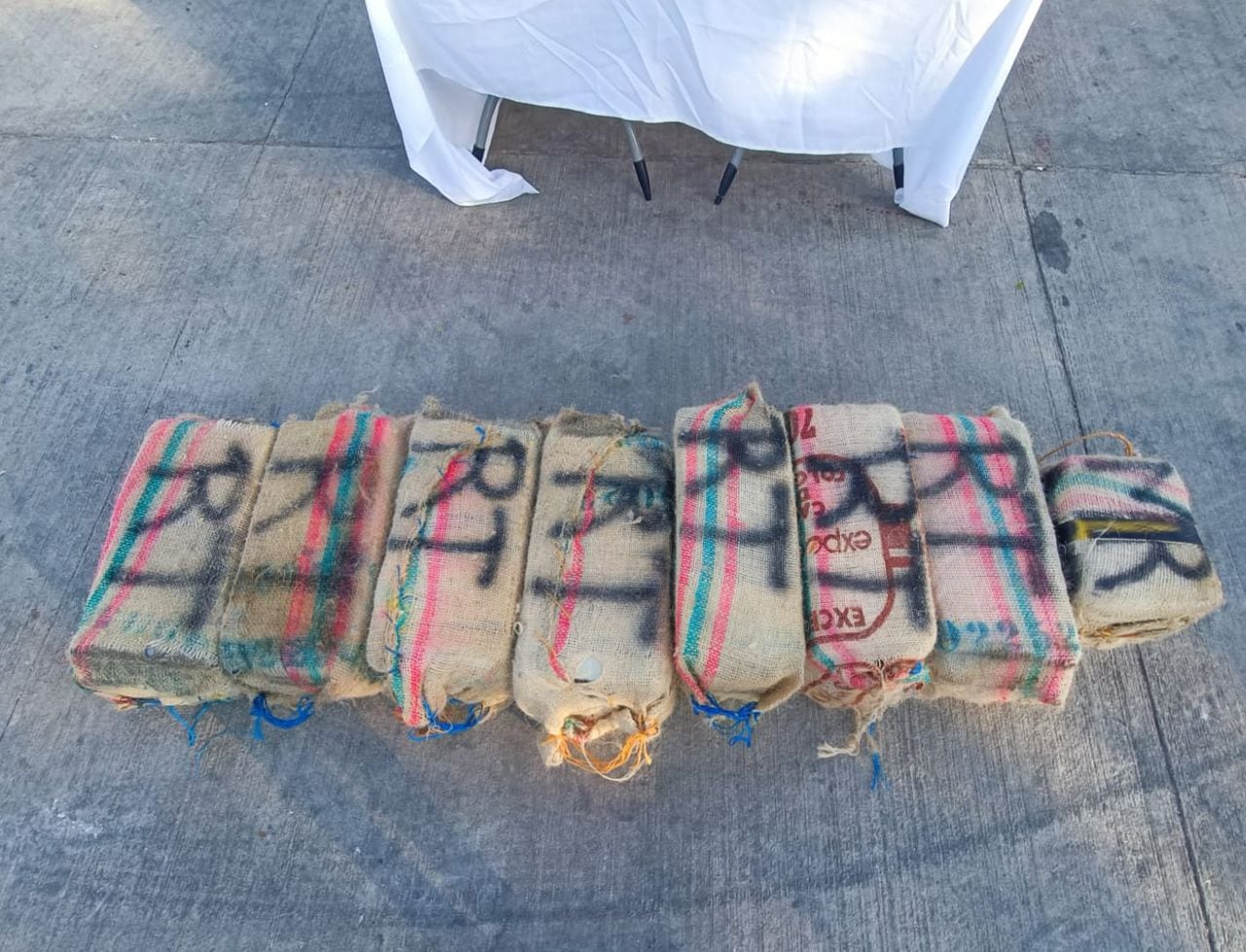 Incautan 189 kilogramos de clorhidrato de cocaína que eran transportados en una lancha tripulada por un colombiano y un dominicano