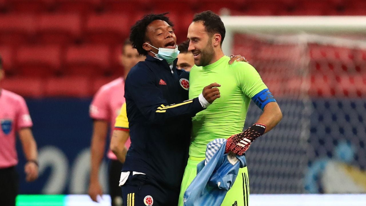 David Ospina y Juan Guillermo Cuadrado han compartido procesos de Selección Colombia