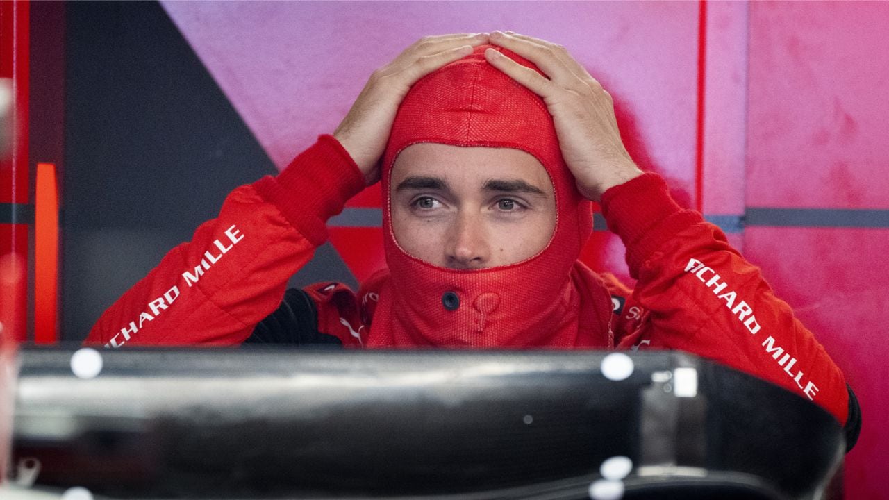 Ferrari driver Charles Leclerc, gets ready during the third practice session at the Formula One Canadian Grand Prix in Montreal, Saturday, June 18, 2022. (AP/Paul Chiasson/The Canadian Press)