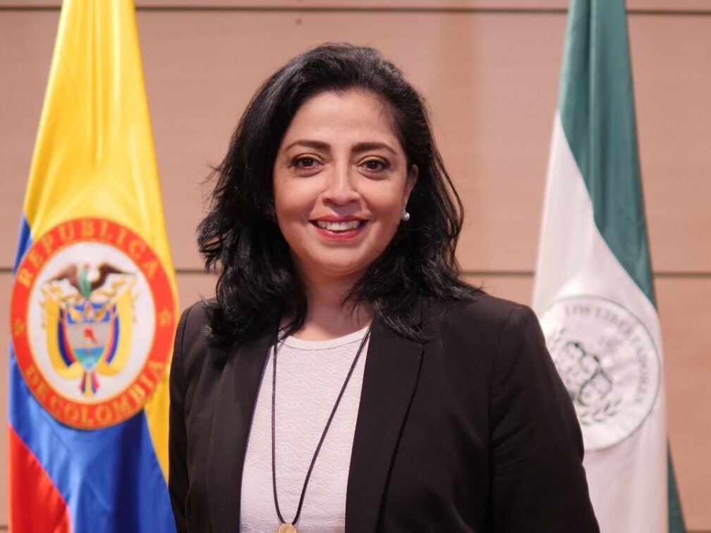 Ángela María Merchán Basabe, rectora de la Fundación Universitaria Los Libertadores.