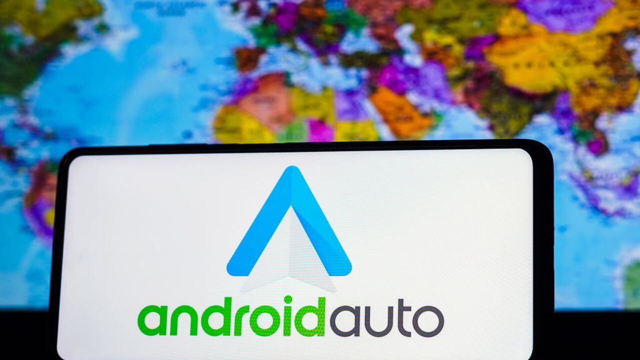 Logo Android Auto logo seen