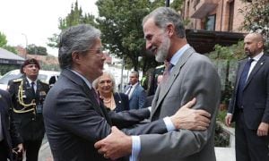 El presidente de Ecuador abogó por la ayuda del monarca español para tramitar una iniciativa que permita que los ecuatorianos no necesiten visado en la UE.