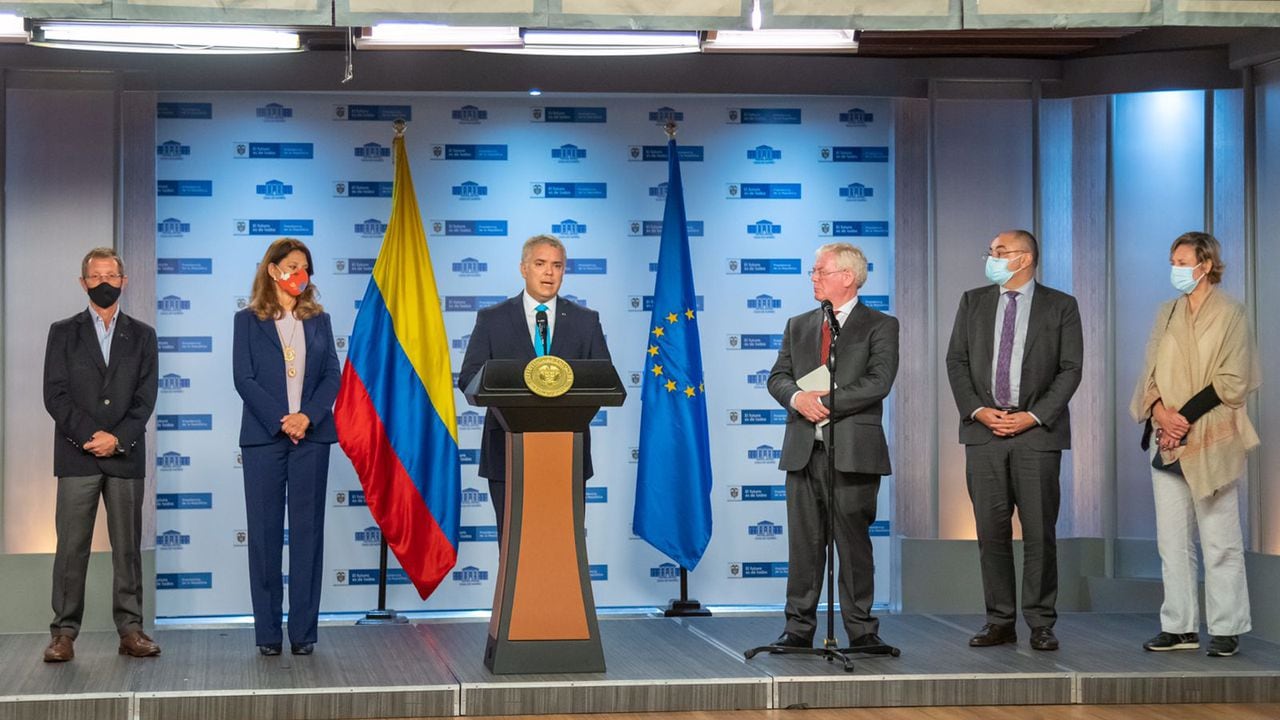 Iván Duque presidente de Colombia recibió un respaldó sobre la política de Paz con Legalidad.