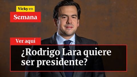 ¿Rodrigo Lara quiere ser presidente?