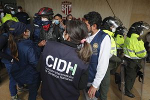 Comisión Interamericana de Derechos Humanos  CIDH en visita a Colombia
en medio del Paro Nacional