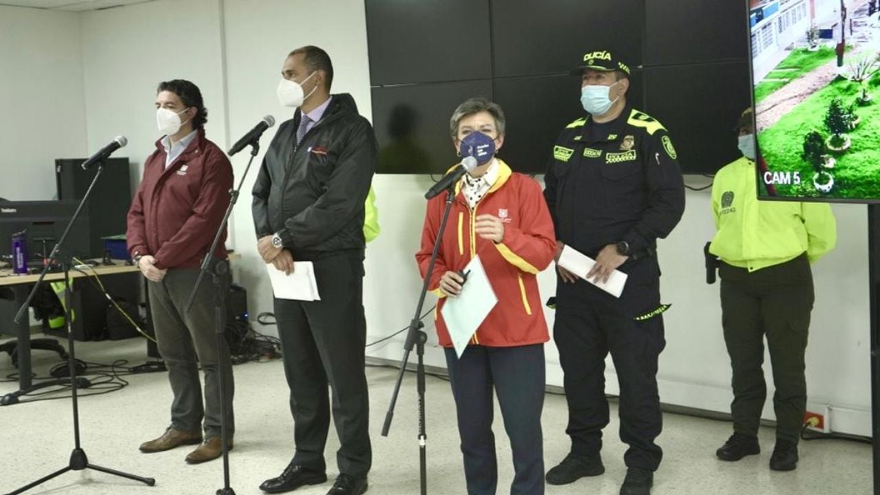 Alcaldesa hace un balance sobre la situación de inseguridad en Bogotá.
