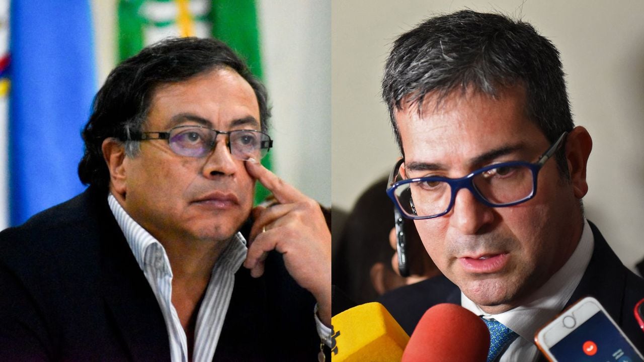 Presidente Gustavo Petro y el fiscal paraguayo Marcelo Pecci
