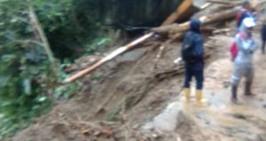 Deslizamiento de tierra en Anorí, Antioquia.