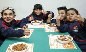 Los 80 niños que hacen parte de la Fundación Rompiendo Cadenas son algunos de los beneficiarios de la Asociación de Bancos de Alimentación de Colombia. Foto: Guillermo Torres/Semana