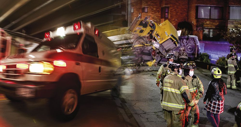 Existe una red de ambulancias que se dedica a estafar al Soat. Se comparten los accidentados, ayudan a hacer los montajes y hasta participan de las incapacidades falsas.