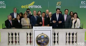 Ecopetrol tocó la campana en Wall Street