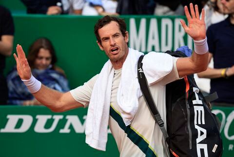 Andy Murrray, tenista británico. Foto: AFP